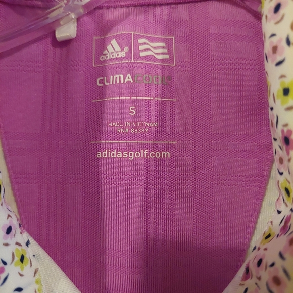 Adidas Golf Short Sleeve Top Size Small - Picture 2 of 2